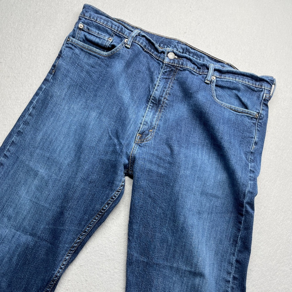 Levi's 505 Regular Jeans Blue 42x32 Mens Denim Streetwear Classic Wash